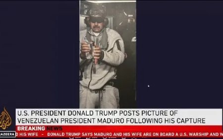 Trump deelt foto van Maduro aan boord van Amerikaans oorlogsschip