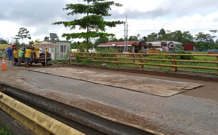 Tijdelijke noodreparatie Parakreekbrug afgerond