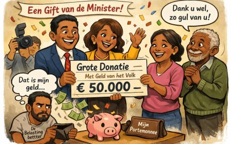 Doneren met andermans portemonnee