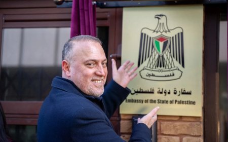 Palestijnse ambassade officieel geopend in Londen