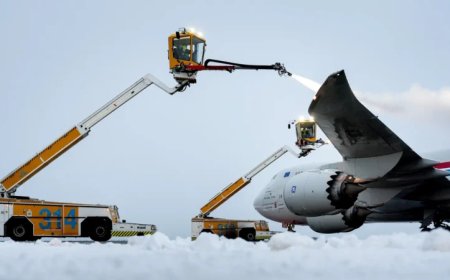 SLM-vlucht vanaf Schiphol ondanks extreem winterweer volgens schema uitgevoerd