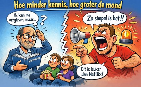 Hoe minder kennis, hoe groter de mond