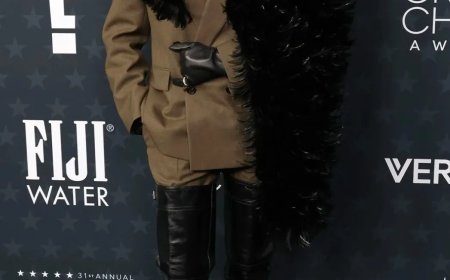 Teyana Taylor schittert in Saint Laurent op Critics’ Choice Awards