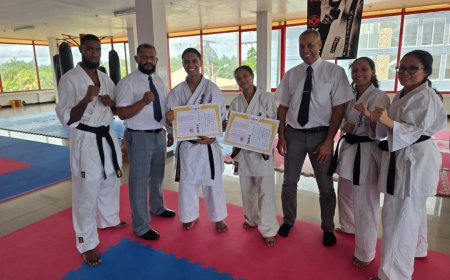 Kyokushin Karate Academie Santokhi hield dangraden-examens