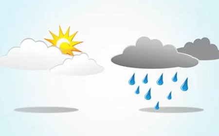 Zonnige perioden afgewisseld met regen