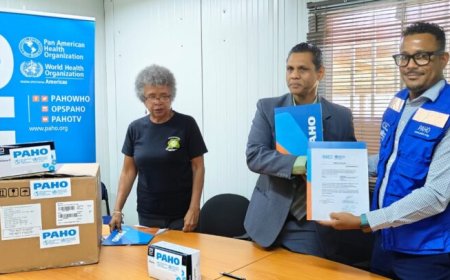 PAHO schenkt Suriname malariatesten