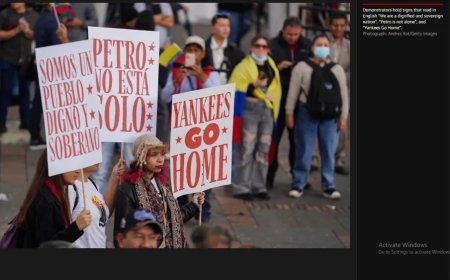 ‘Weg met de Yanks!’: Duizenden demonstranten protesteren in Colombia tegen Trumps interventie