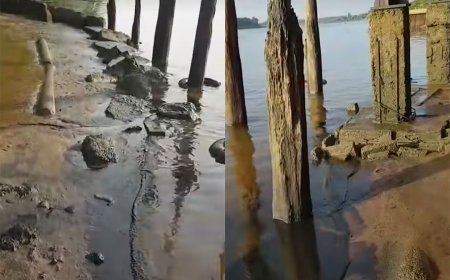 WIE IS VERANTWOORDELIJK VOOR 100.000 LITER OLIE IN DE SURINAMERIVIER?