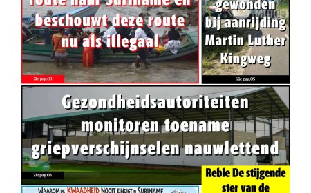 Dagblad Suriname, maandag 12 januari 2026