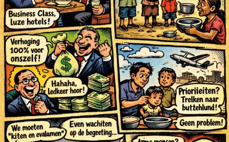 Geld voor stoelen in de lucht, niet voor borden op tafel