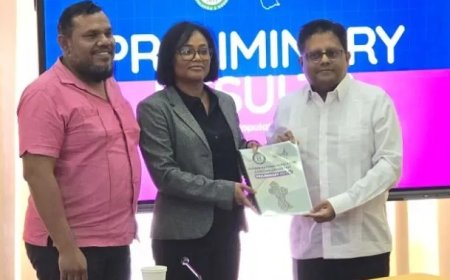 Bevolking Guyana nadert één miljoen volgens voorlopigevolkstelling