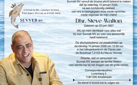 Overlijdensbericht Steve Walton