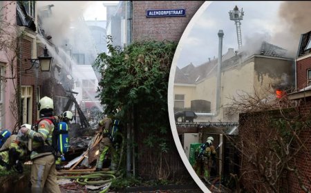 Explosies en grote brand in centrum van Utrecht