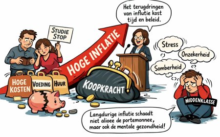 Middenklasse betaalt hoogste prijs voor aanhoudende prijsstijgingen