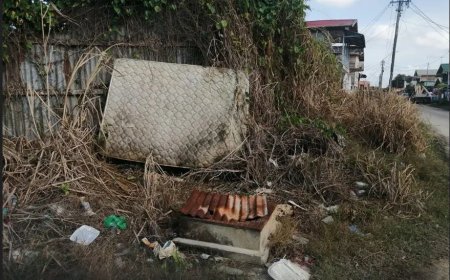 Matras op de openbare weg