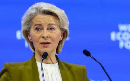Europese leiders roepen op tot eenheid in Davos na Trumps dreiging met tarieven