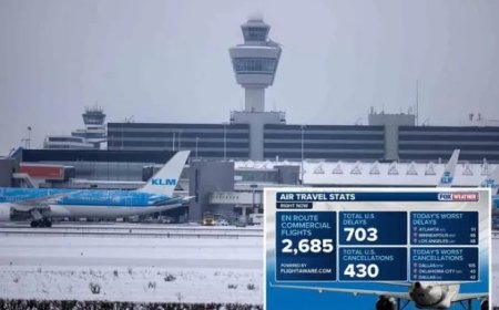 Bijna 1300 vluchten geannuleerd door historische winterstorm in VS