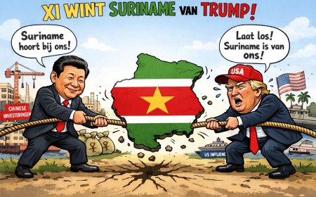 China vergroot invloed in Suriname terwijl VS terrein verliest  