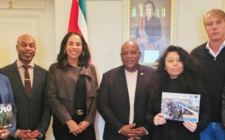 Overleg DIN en ambassadeur Panka gericht op samenwerking en ontwikkeling