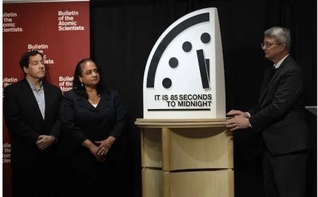 Doomsday Clock op 85 seconden voor middernacht