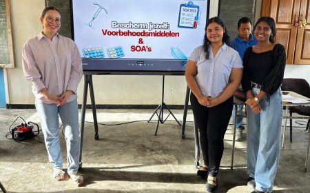 e-Government Suriname ondersteunt soa-preventiecampagne op scholen