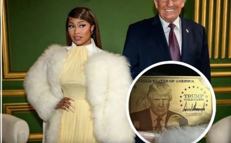 Nicki Minaj deelt ‘Trump Gold Card’ en rondt naturalisatie af