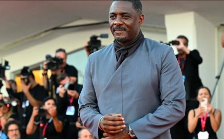 Brits acteur Idris Elba bekeurd voor te hard rijden op scooter