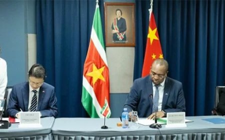Suriname en China zetten stap richting verlichting schuldenlast