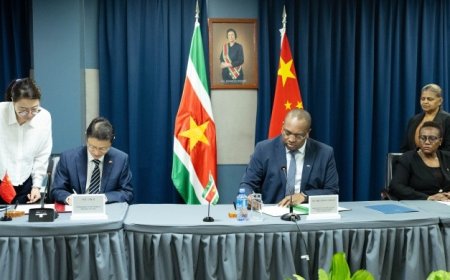 Suriname en China bekrachtigen schuldherstructurering met aanvullend akkoord
