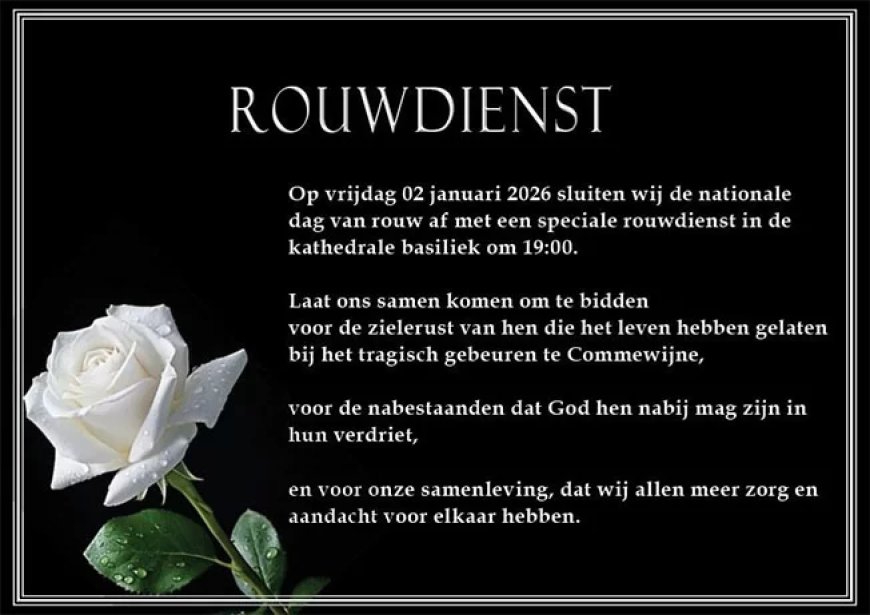 Oecumenische rouwdienst sluit nationale rouwdag af