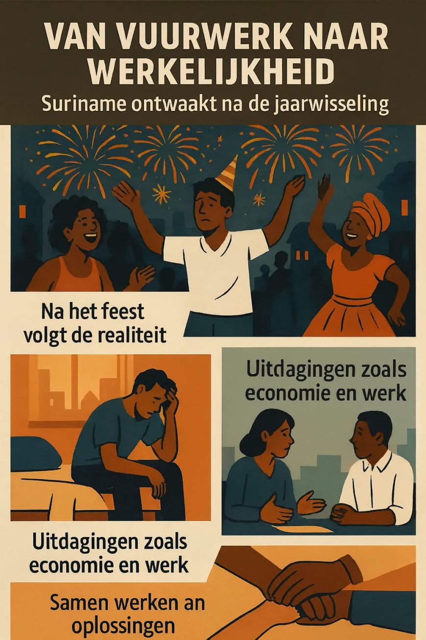 Van vuurwerk naar werkelijkheid: Suriname na de jaarwisseling