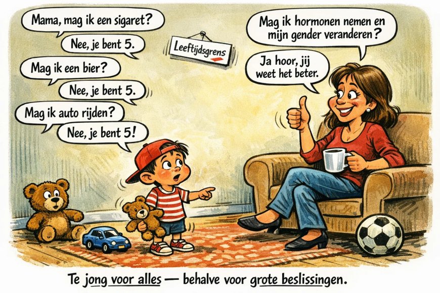 “Mama, ik ben vijf… maar wel heel zeker”