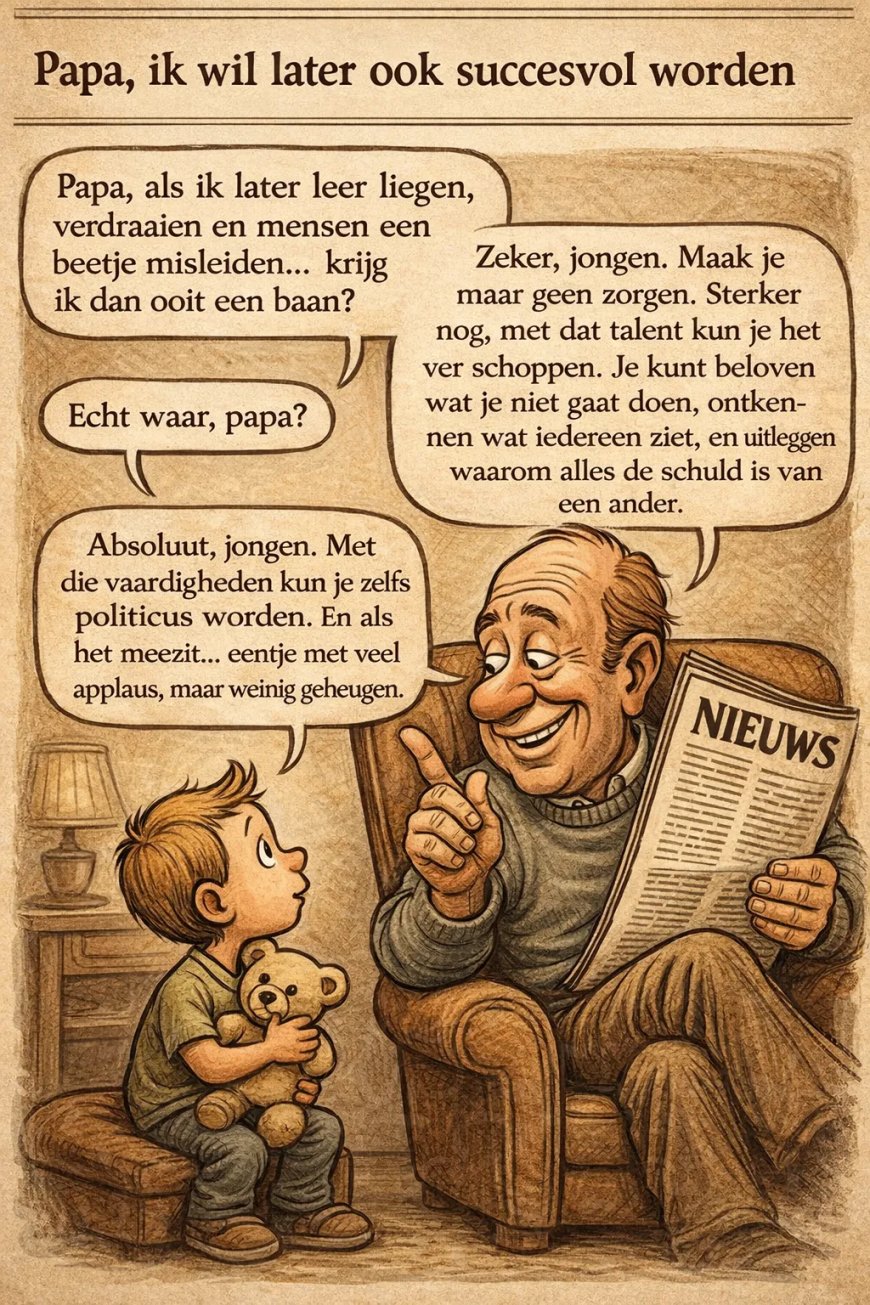 ‘Papa, ik wil later ook succesvol worden’