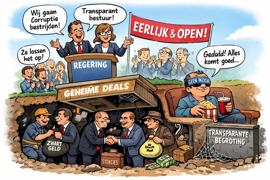 Suriname waar slogans regeren en cijfers ontbreken