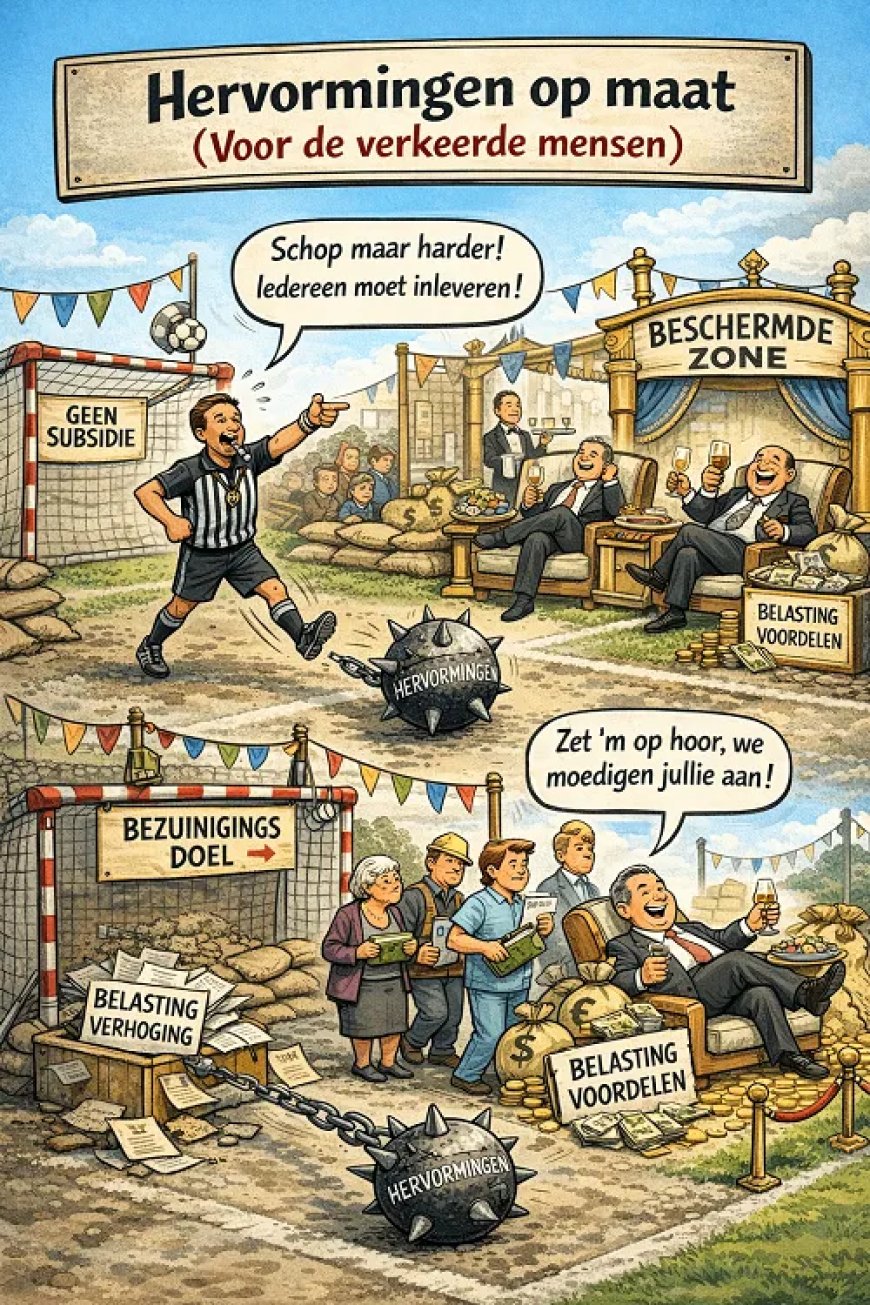 Hervormingen op maat (voor de verkeerde mensen)