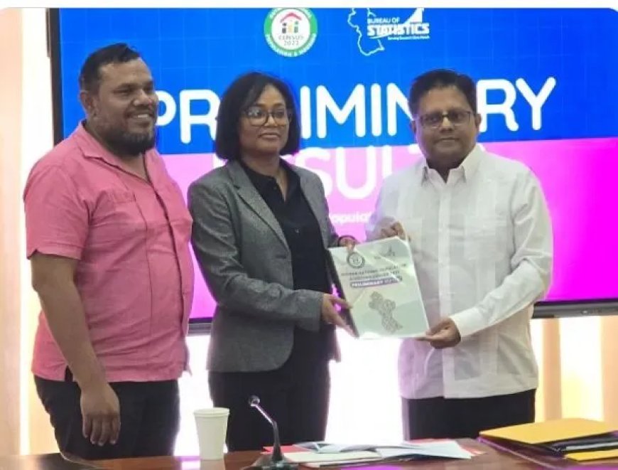 Bevolking Guyana nadert één miljoen volgens voorlopigevolkstelling