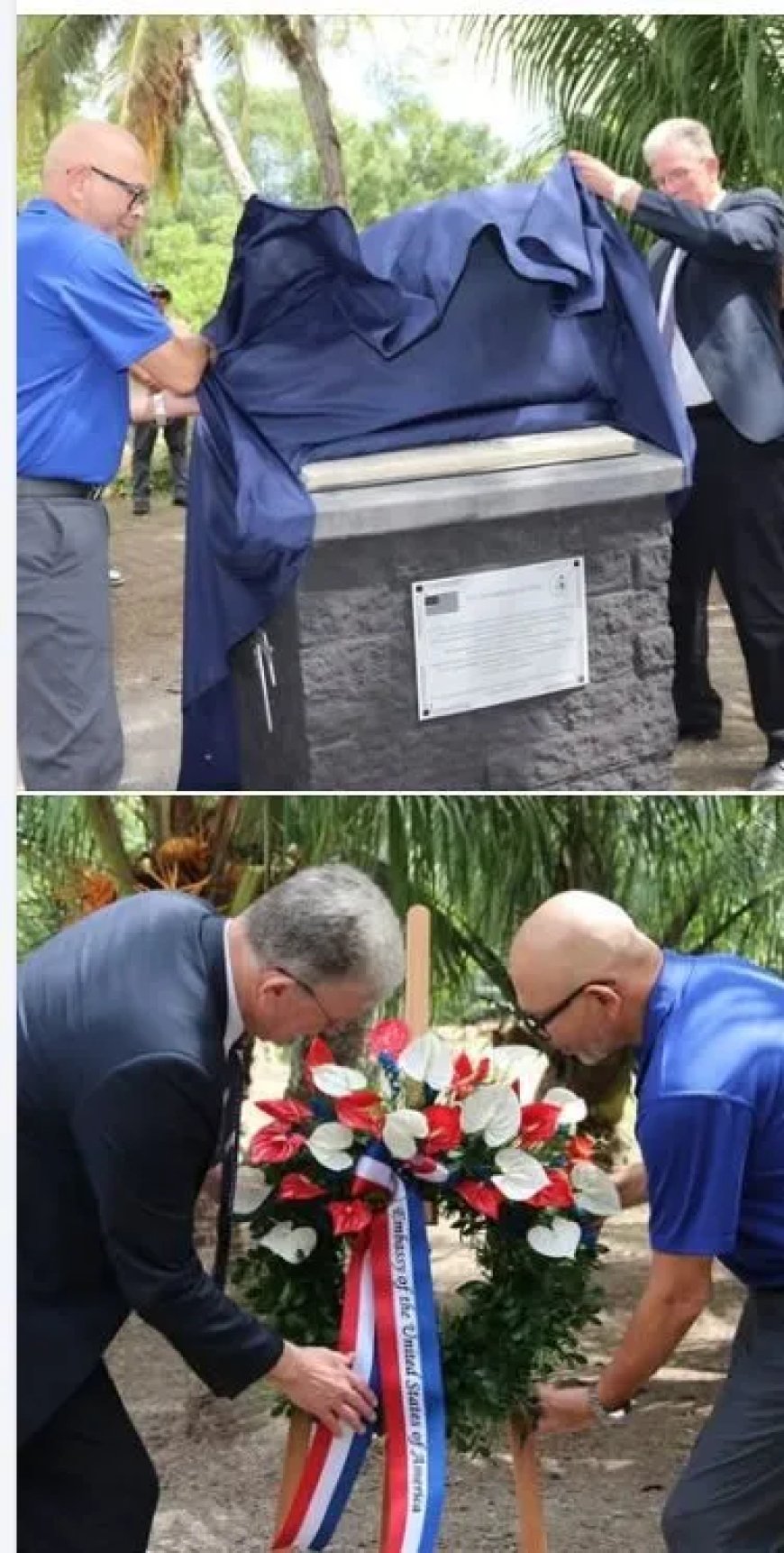 Monument onthuld op Bakkie voor Matapica-vliegtuigramp (1943)