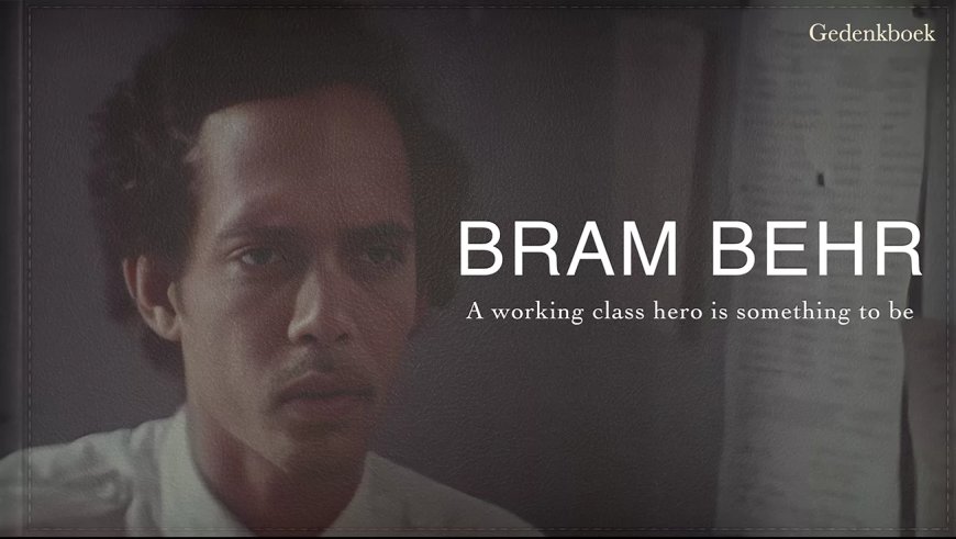 Gedenkboek 75e geboortedag Bram Behr (1951-1982)