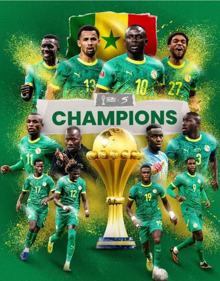 Senegal wint Afrika Cup na omstreden finale