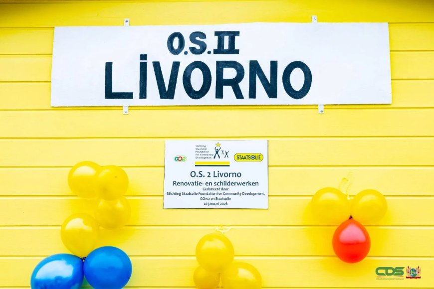 Staatsolie Foundation levert OS II Livorno volledig gerenoveerd op