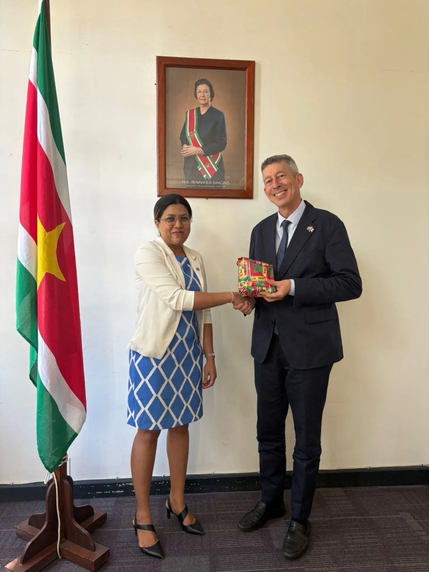 Minister Gopal bespreekt jeugd en sport met Franse ambassadeur