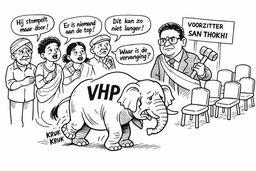 De mankende olifant en de lege stoelen