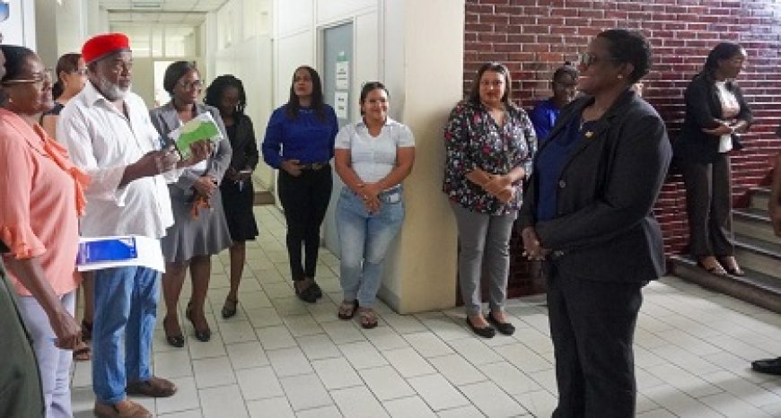 Wijnerman bezoekt Planbureau Suriname