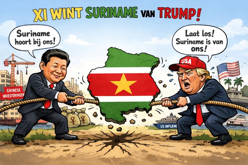 China vergroot invloed in Suriname terwijl VS terrein verliest  