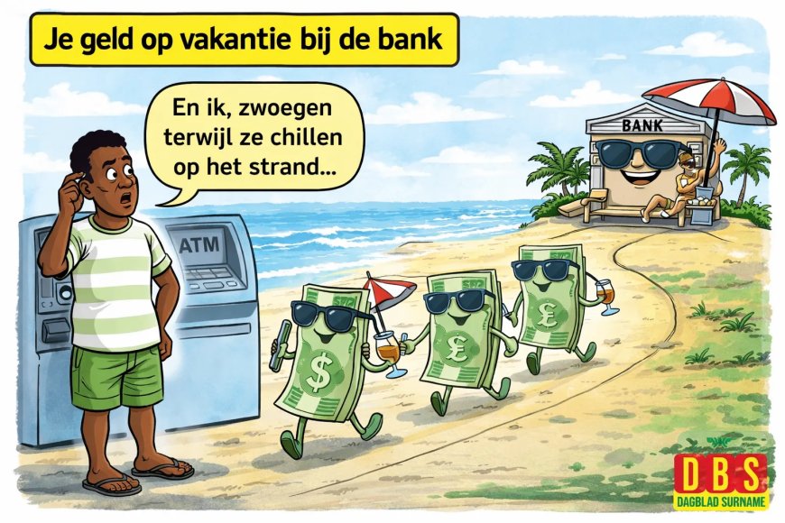 Je geld op vakantie bij de bank