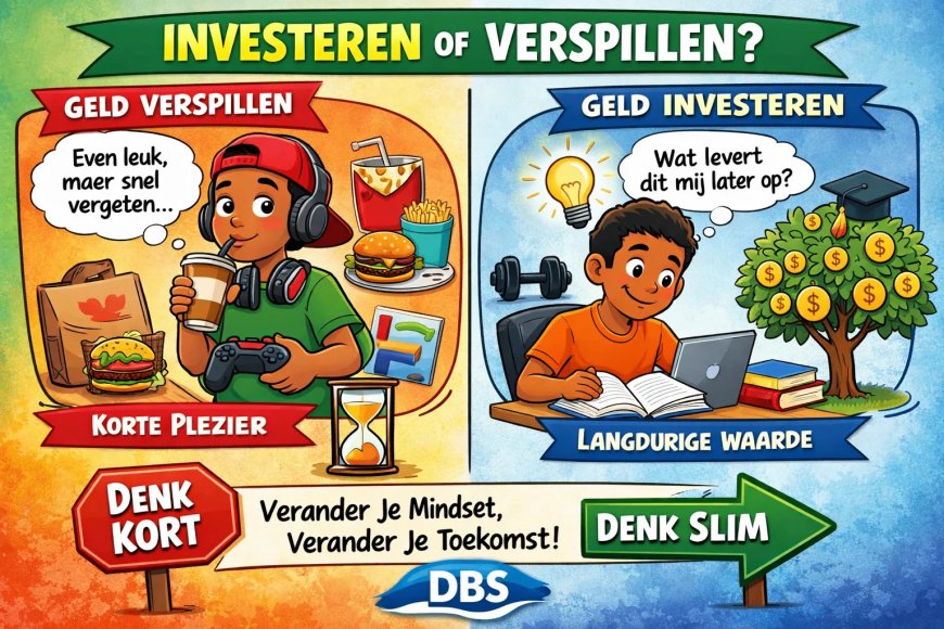 Investeren of verspillen: hoe jongeren bewuste keuzes kunnen maken