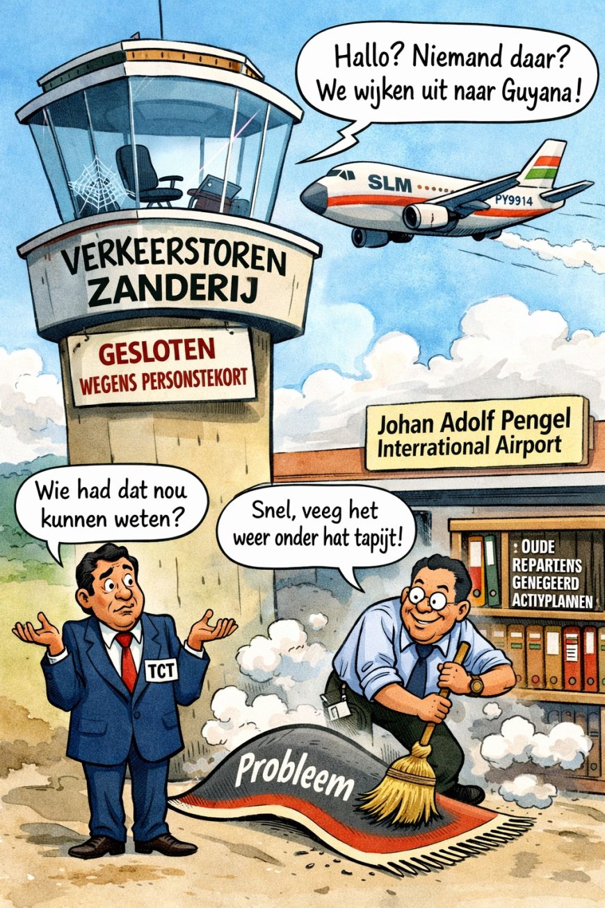 Verkeerstoren zonder verkeer, ministerie zonder antwoorden