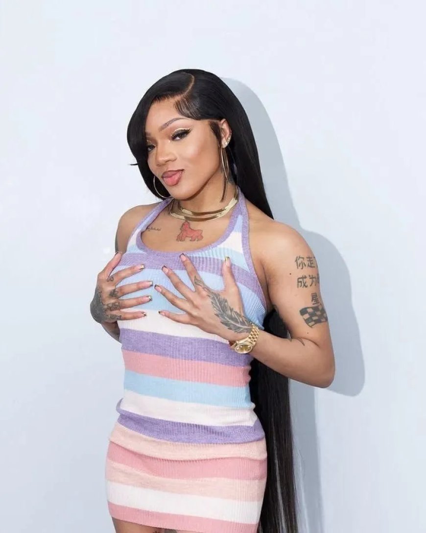 Glorilla reageert op haat over haar uiterlijk en vermeende cosmetische ingrepen