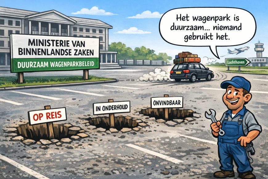 Dienstauto’s op wereldreis