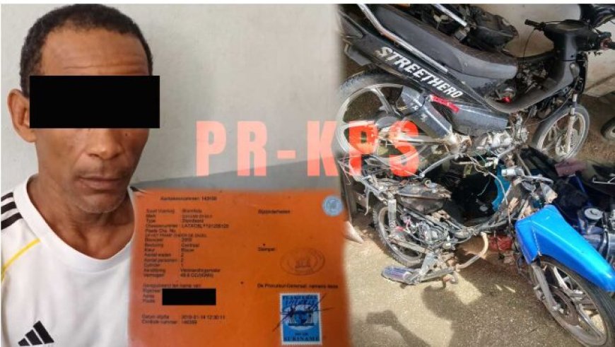 Bromfietsdief opgepakt in Geyersvlijt